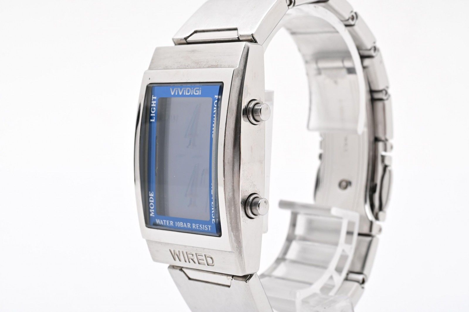 SEIKO セイコー WIRED ワイアード VIVIDGi W510-4A00 デジタル クオーツ メンズ 腕時計 ブルーデジタル ステンレス 7,500円