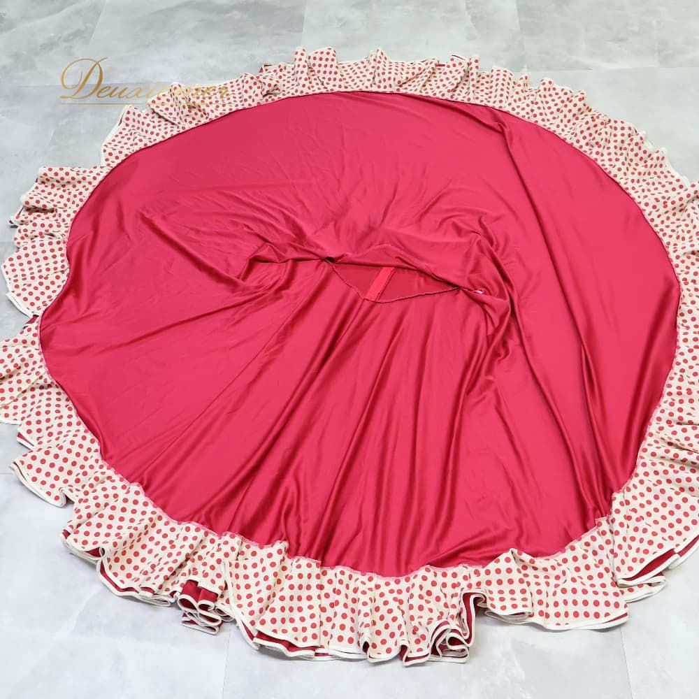 美品 フラメンコ衣装】ピンク tienda de flamenco ティエンダデ