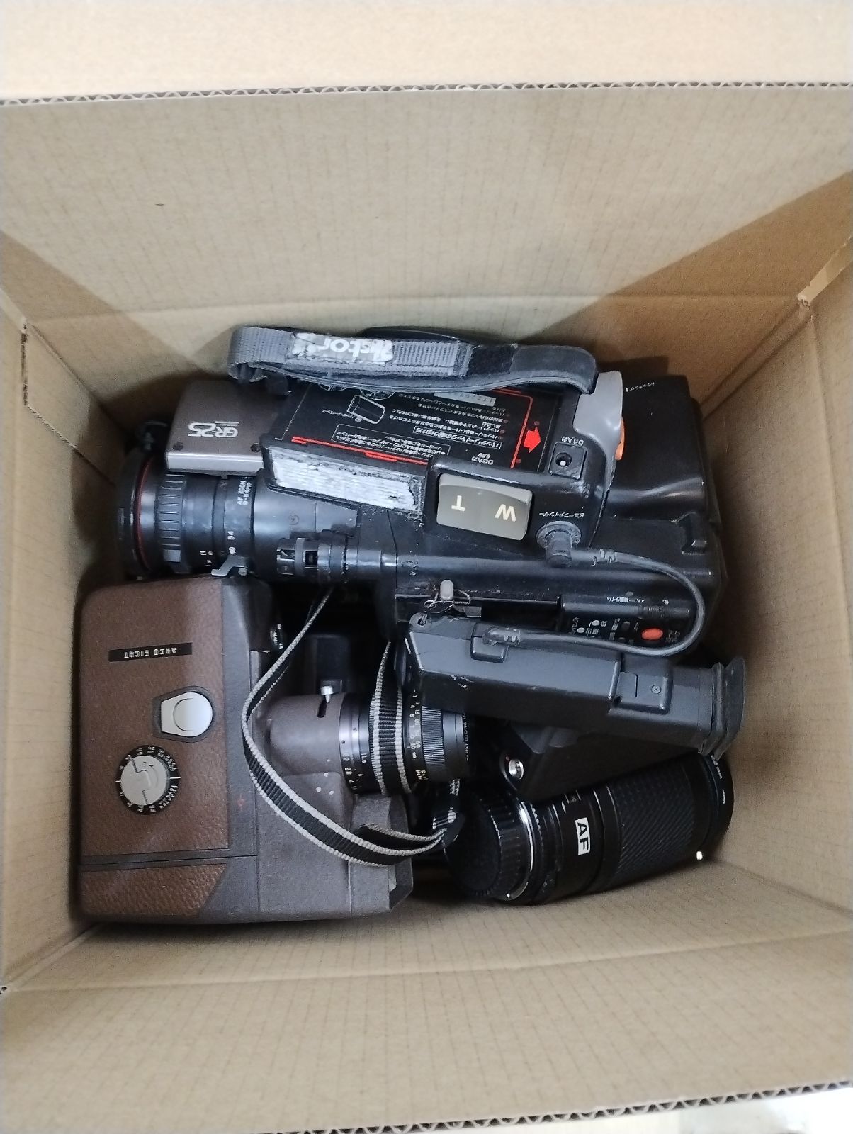 F6-16】◇中古 カメラ用品ジャンク品7点セットまとめ売り ビクター