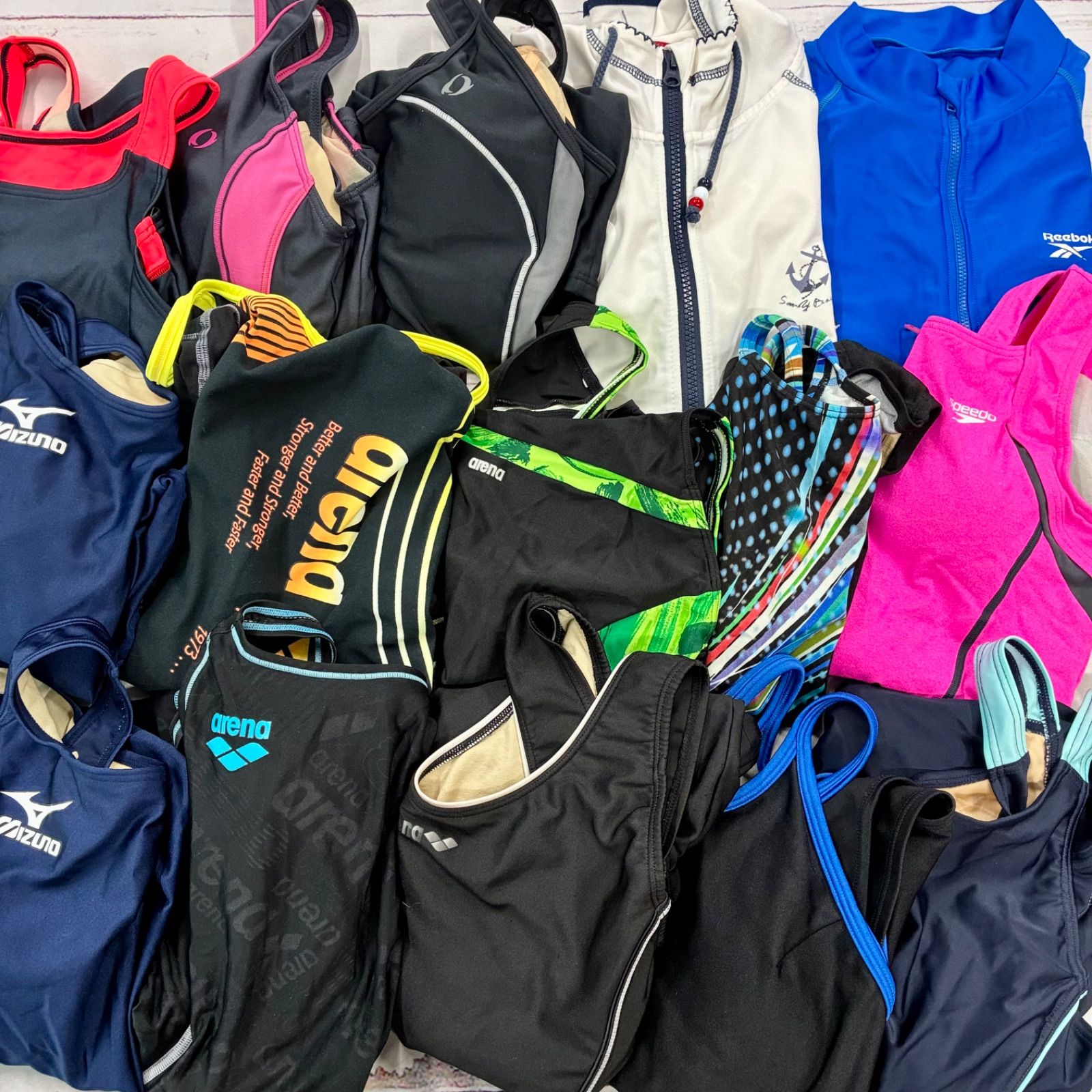 S4★ レディース 水着 まとめ15点セット 競泳用 ラッシュガード arena MIZUNO speed