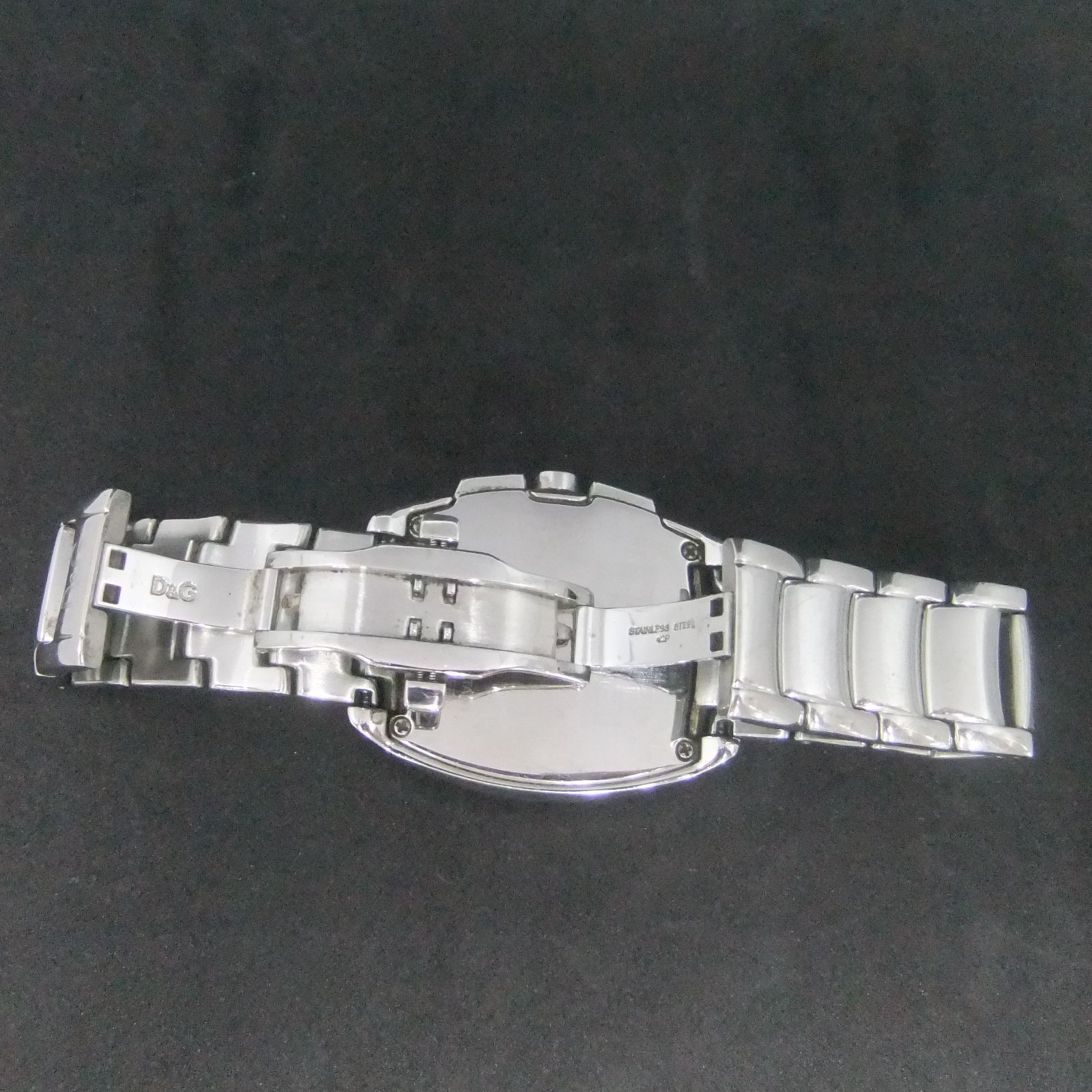 Du0026G TIME ドルガバ D&G SANDPIPERクロノグラフ SSベルト時計 