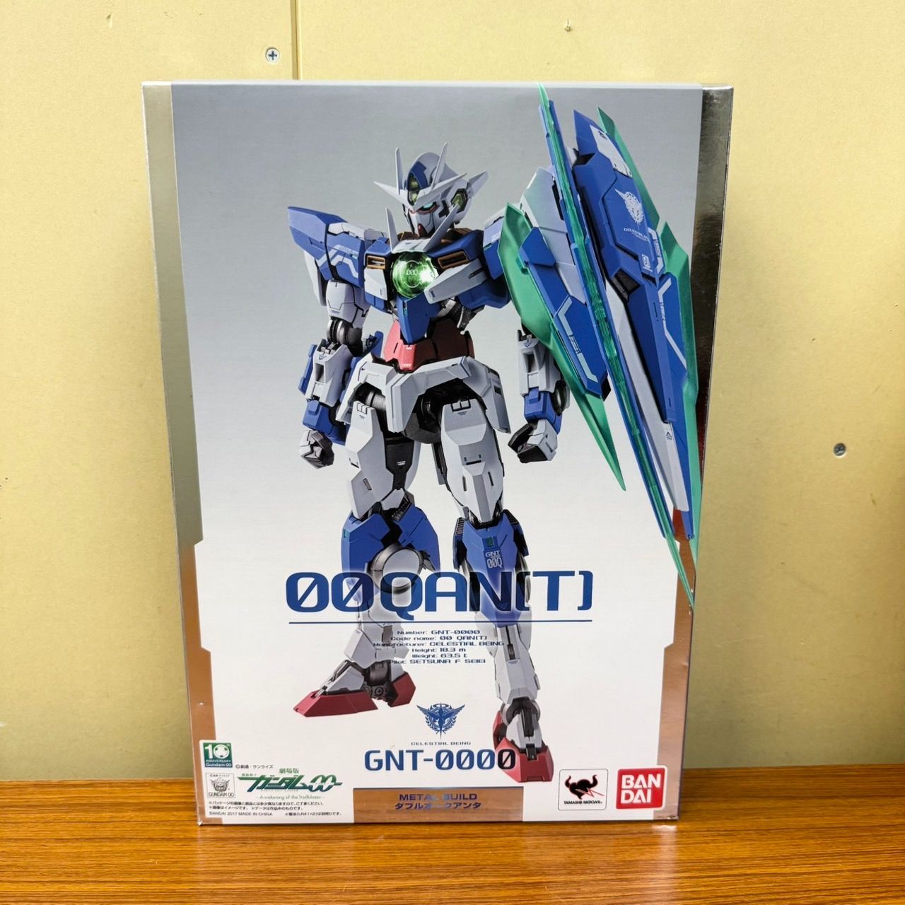【中古】メタルビルド　ダブルオークアンタ 開封品・中古】METAL BUILD ダブルオークアンタ 箱傷みあり 劇場版