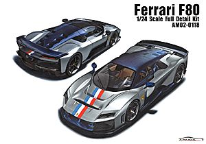 ホビーデザイン Hobby Design クーペ・スポーツカー 1/24 Alpha Model フェラーリ F80 フルレジンキット AM02-0118 (4571619464607) 23,430円