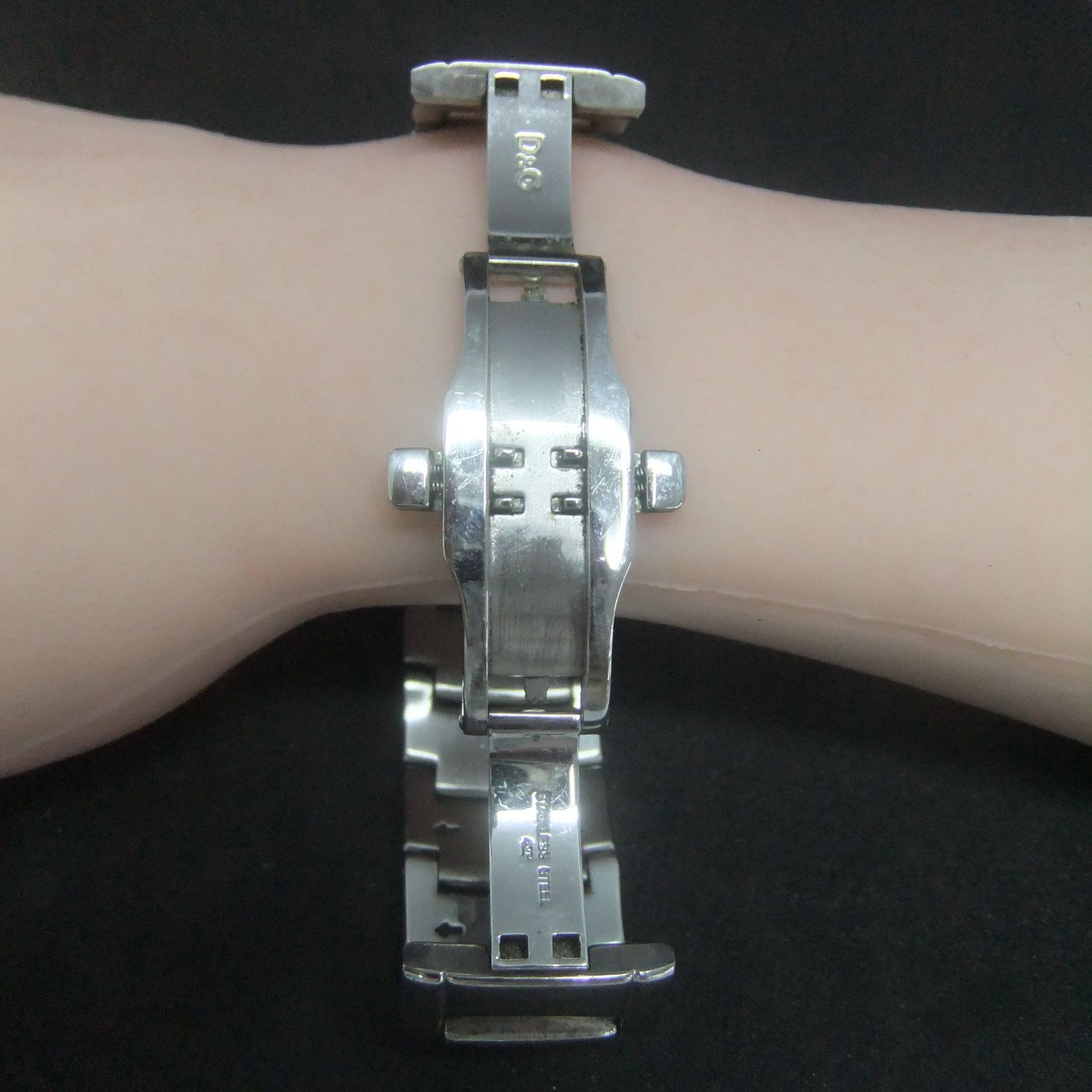Du0026G TIME ドルガバ D&G SANDPIPERクロノグラフ SSベルト時計 