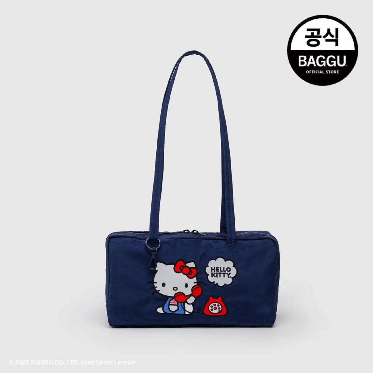 正規品/タグなし BAGGU バグー サンリオ ハローキティ ナイロン ボウラーバッグ