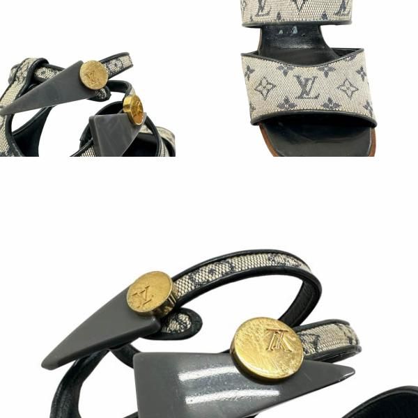 ルイヴィトン LOUIS VUITTON モノグラム ミニ スクエアトゥ ストラップ