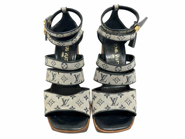 ルイヴィトン LOUIS VUITTON モノグラム ミニ スクエアトゥ ストラップ