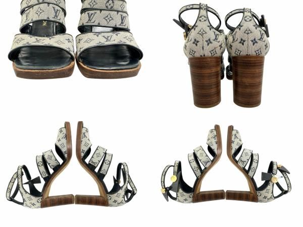ルイヴィトン LOUIS VUITTON モノグラム ミニ スクエアトゥ ストラップ