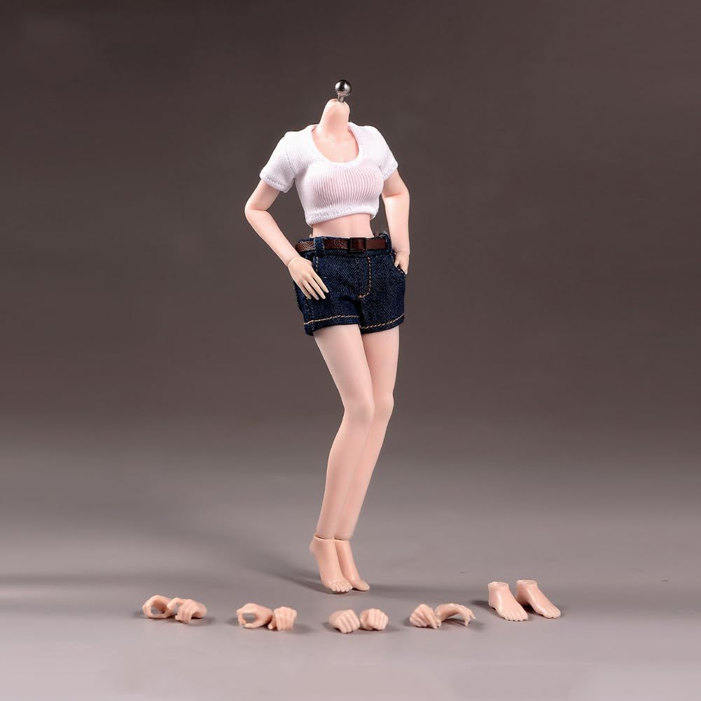 新品】1/12スケールの女性ボディ、6.インチ超フレキシブル22関節