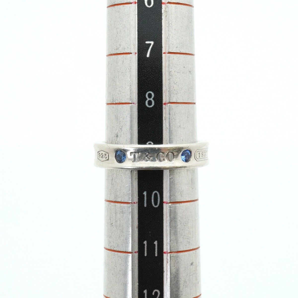 ティファニー リング ナロー シルバー925 サファイア ブルー 13号【中古】 6jfb0704】ティファニー リング ナロー シルバー925 サファイア ブルー