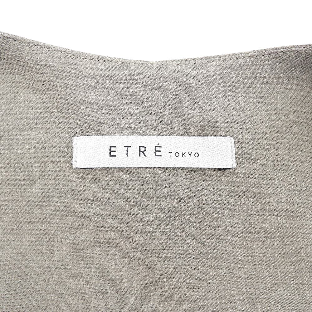 ETRE TOKYO エトレトウキョウ 美品 ノースリーブ Iライン