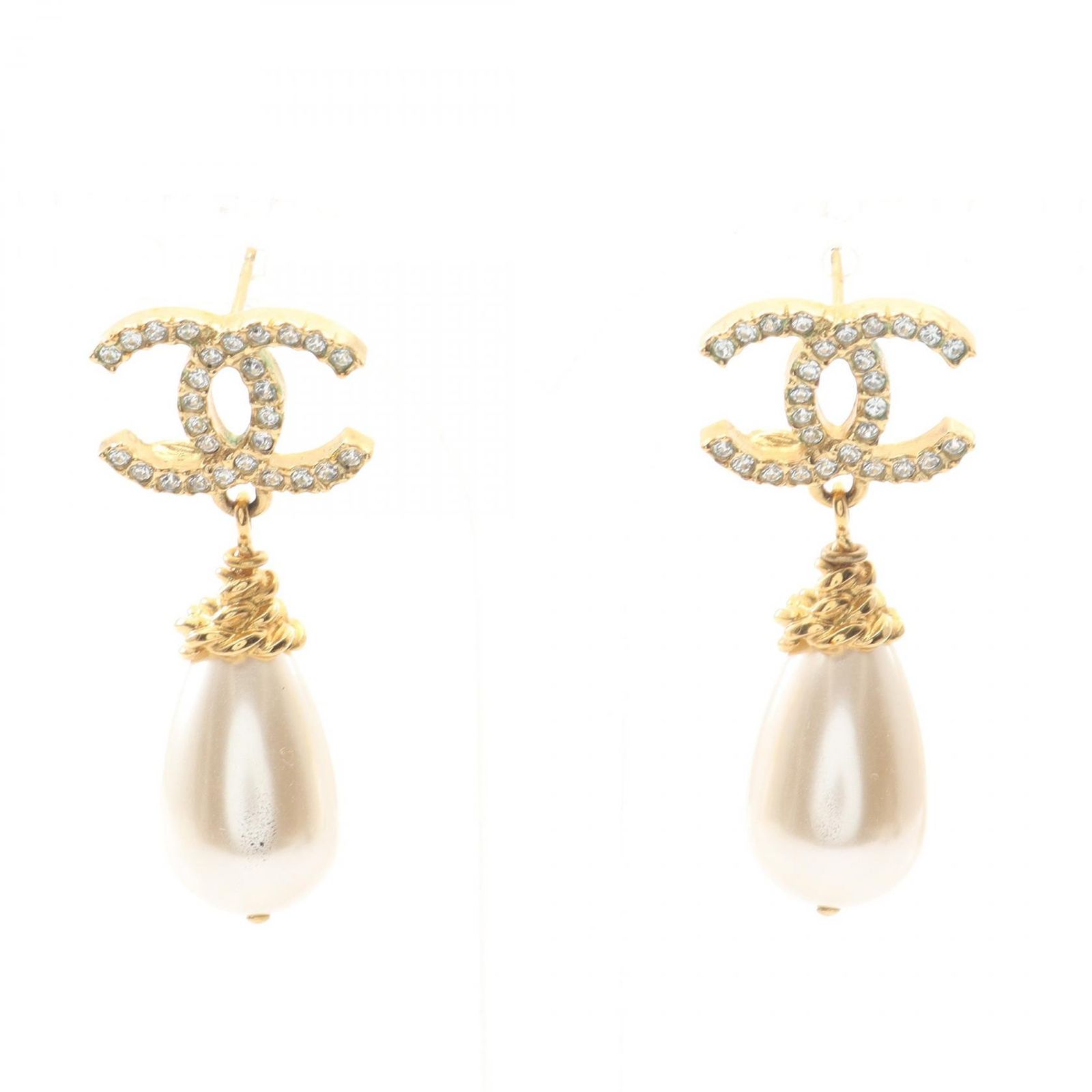 シャネル CHANEL ピアス ココマーク L20 AB5559 GP（ゴールドメッキ） ピアス レディース Used B