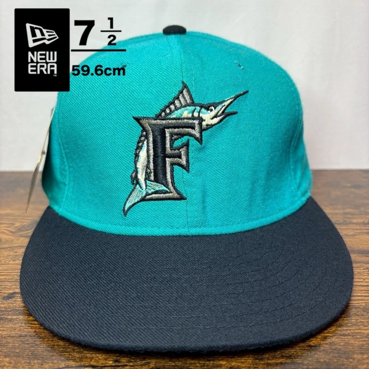 S57 ニューエラ 59fifty マーリンズ usa製 ヴィンテージ 2000
