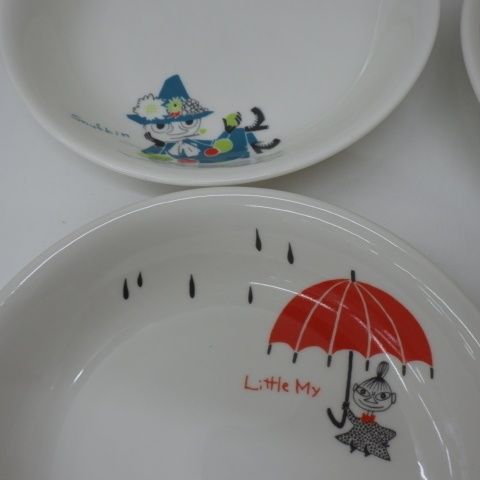 パスタ カレー皿 4枚セット ムーミン&パパママ スナフキン＆リトルミイ