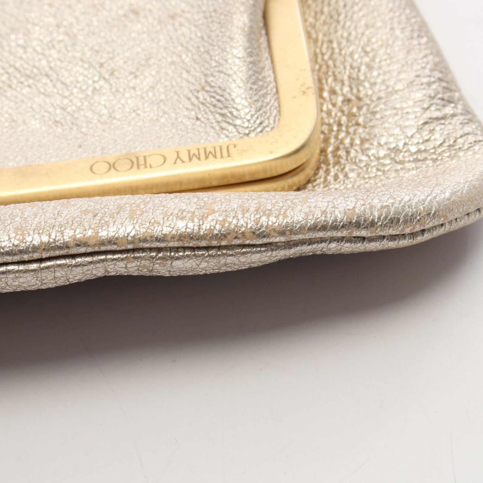 ジミーチュウ JIMMY CHOO セカンドバッグ クラッチバッグ ゴールド