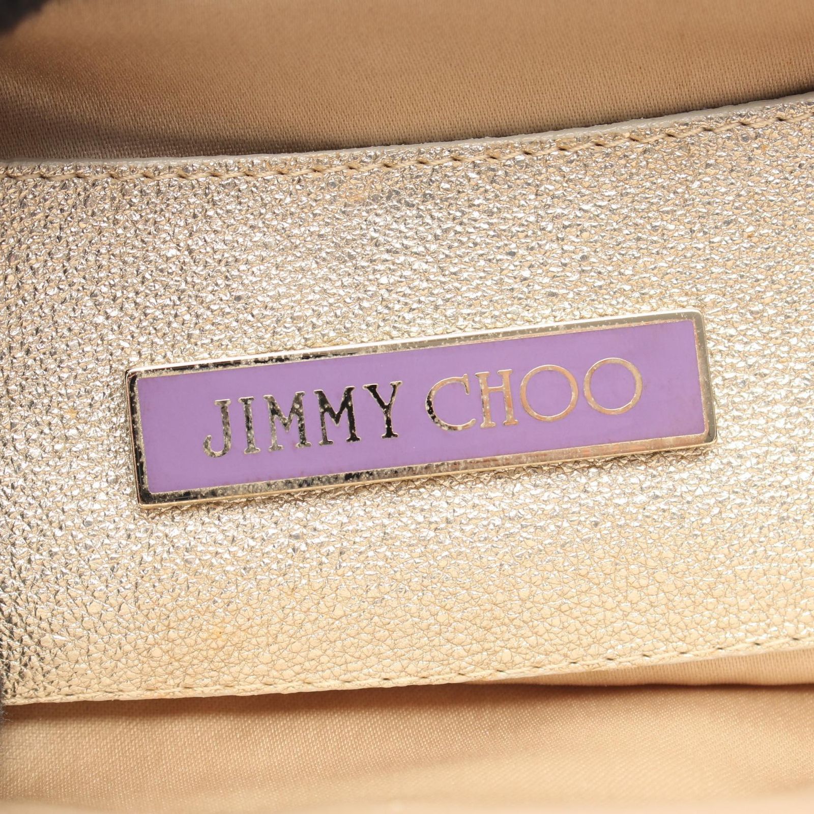 ジミーチュウ JIMMY CHOO セカンドバッグ クラッチバッグ ゴールド