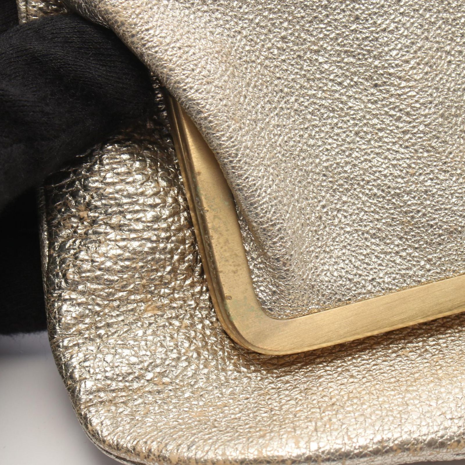 ジミーチュウ JIMMY CHOO セカンドバッグ クラッチバッグ ゴールド