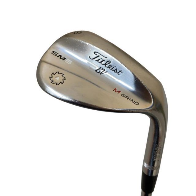 [Used] Titleist VOKEY SPIN MILLED SM6 Tour Chrome 58°/08°M Wedge WG Dynamic Gold (Flex S) Mens Men's Right Handed Right D Rank Golf Club