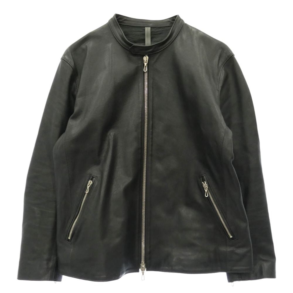 STRUM ストラム STL045-01 OIL CALF LEATHER W-ZIPPER SINGLE RIDERS
