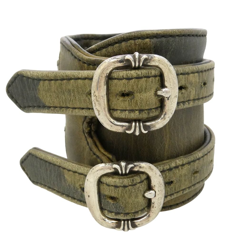 CHROME HEARTS クロムハーツ（原本無） DOUBLE RR TINY BUCKLE CAMO