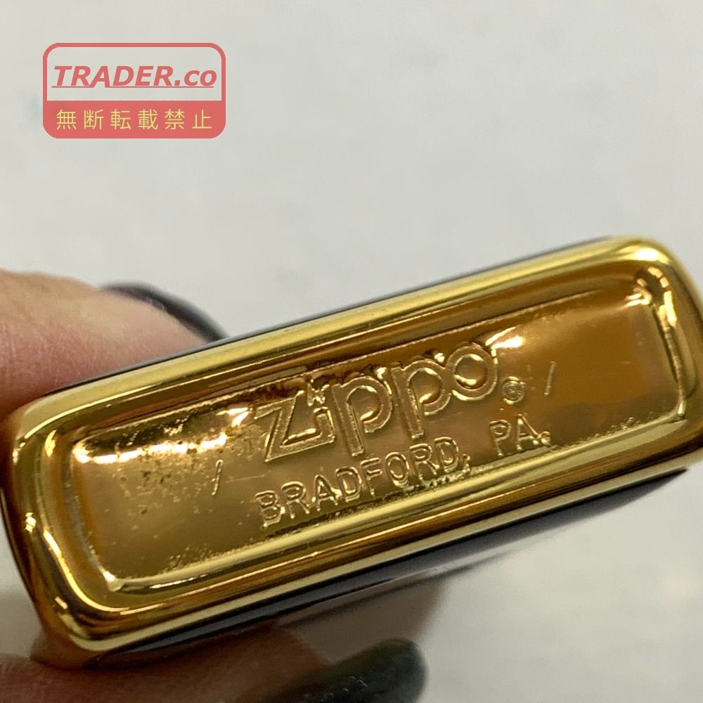 04w7302▽※【中古】ZIPPO ジッポ 1980年代製 ビンテージ ゴールデン 