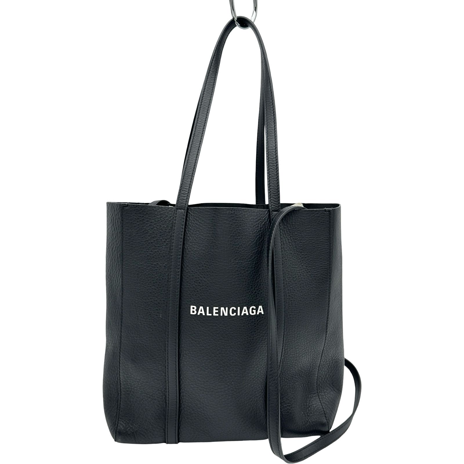 バレンシアガ BALENCIAGA エヴリデイトートXS 551810 ブラック レザー