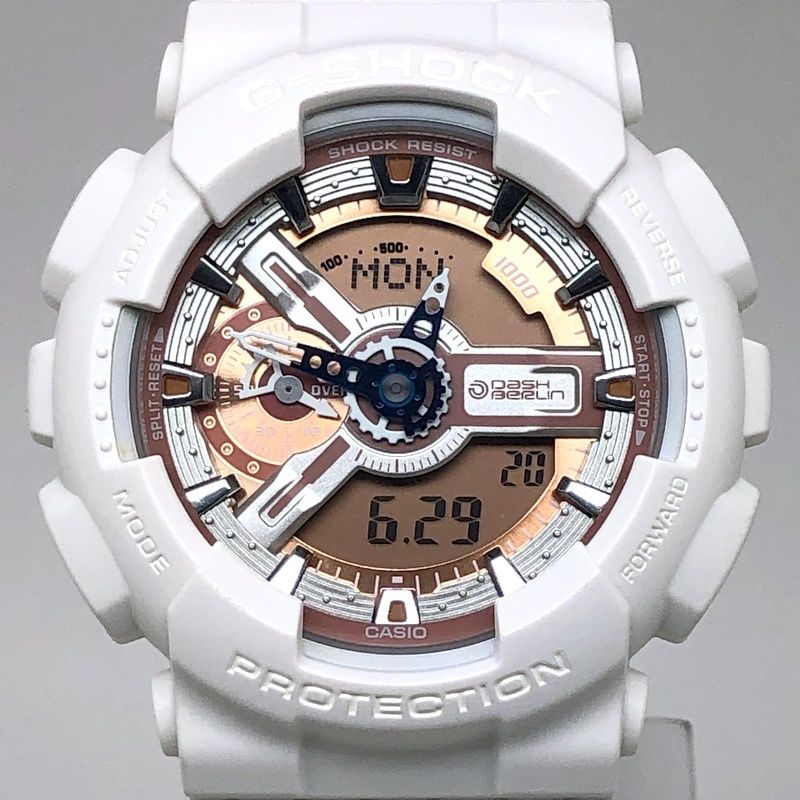 G-SHOCK ジーショック GA-110DB-7A Dash Berlin ダッシュ ベルリン コラボモデル ホワイト ピンクゴールド 2017年4月発売 G-SHOCK ジーショック GA-110DB-7A Dash Berlin ダッシュ ベルリン