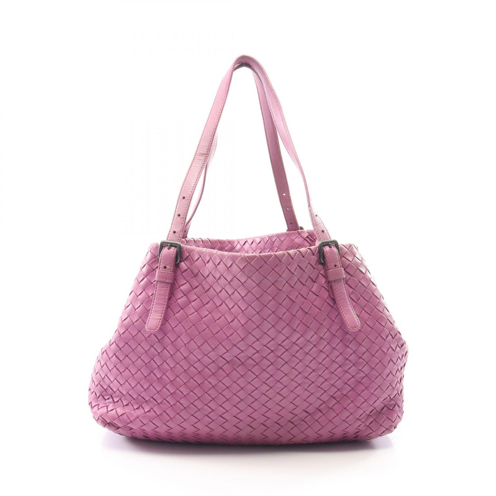 ボッテガヴネタ　BOTTEGA　BENETA　トートバッグ　ピンク ボッテガヴェネタ BOTTEGA VENETA トートバッグ イントレチャート