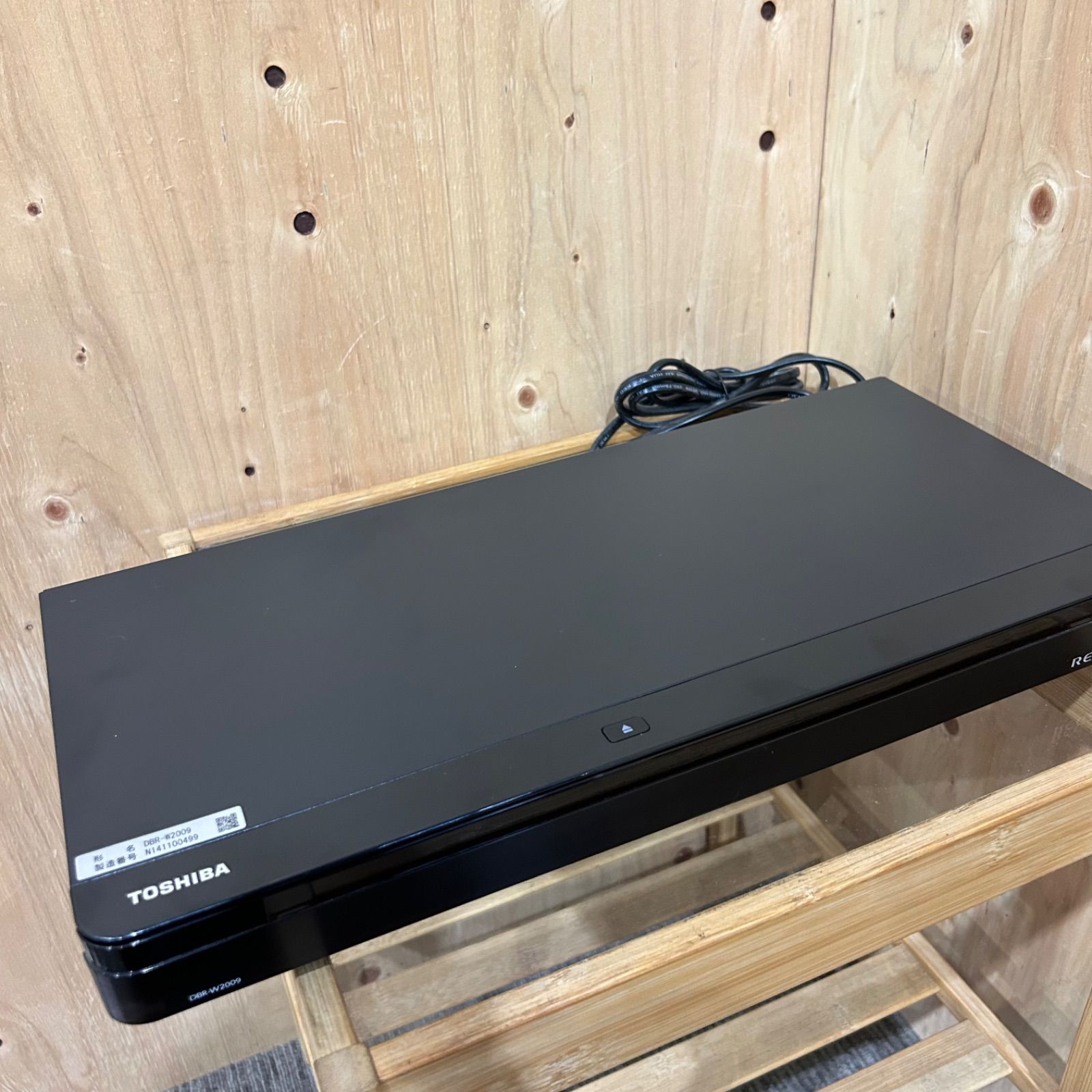 SGM】ジャンク TOSHIBA REGZA DBR-W2009 HDD＆BluRayレコーダー - メルカリ