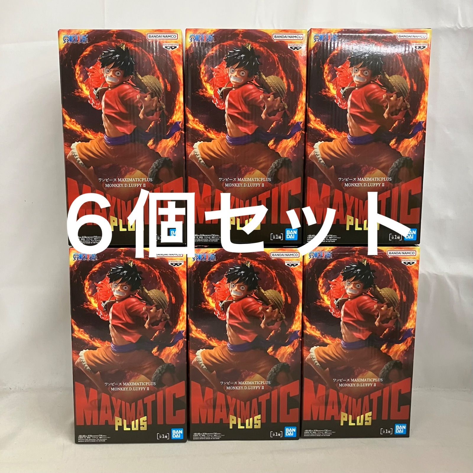 ワンピース ルフィ フィギュア 6体セット 未開封 ワンピース モンキー・D・ルフィⅡ MAXIMATIC PLUS フィギュア