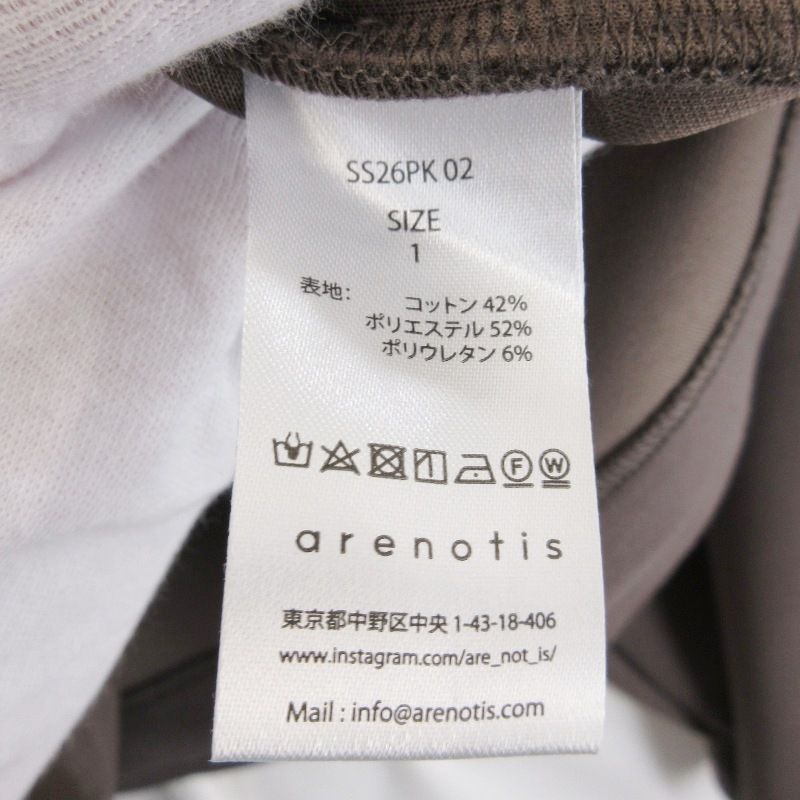 未使用 arenotis アーノッティーズ Western-Cut Double-Knit Short