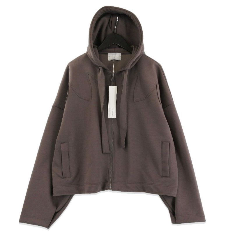 未使用 arenotis アーノッティーズ Western-Cut Double-Knit Short Hoodie SS26PK-02 ジップパーカー COYOTE ブラウン 2 71016166 未使用 arenotis アーノッティーズ Western-Cut Double-Knit Short