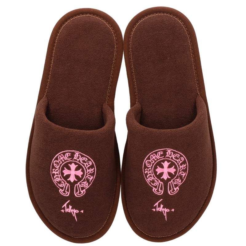 クロムハーツ HOTEL SLIPPER 東京限定ホースシュー刺繍スリッパ メンズ