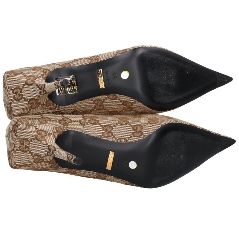 バレンシアガ ×グッチ GUCCI 676603 BB総柄ヒールパンプス レディース