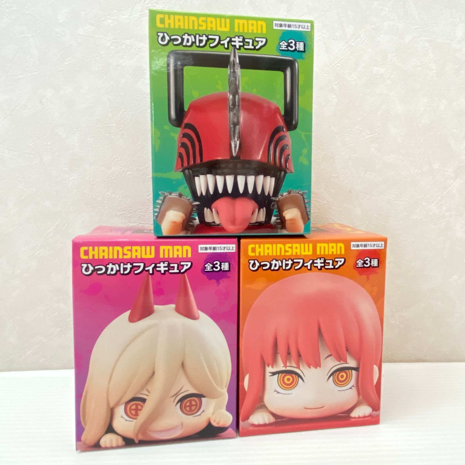△60 チェンソーマン ひっかけフィギュア 全3種 コンプセット