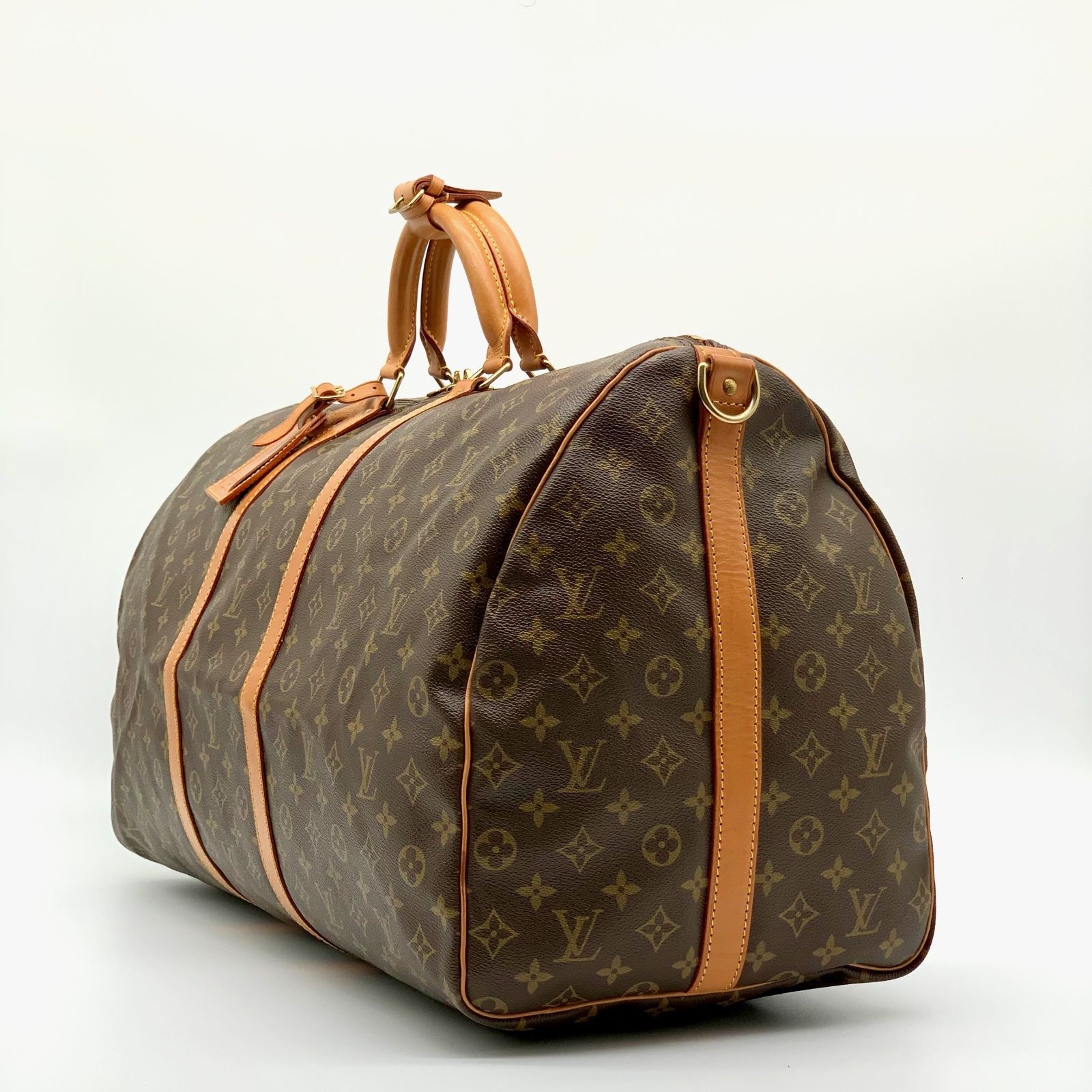 LOUIS VUITTON キーポル・バンドリエール 60 モノグラム ボストン
