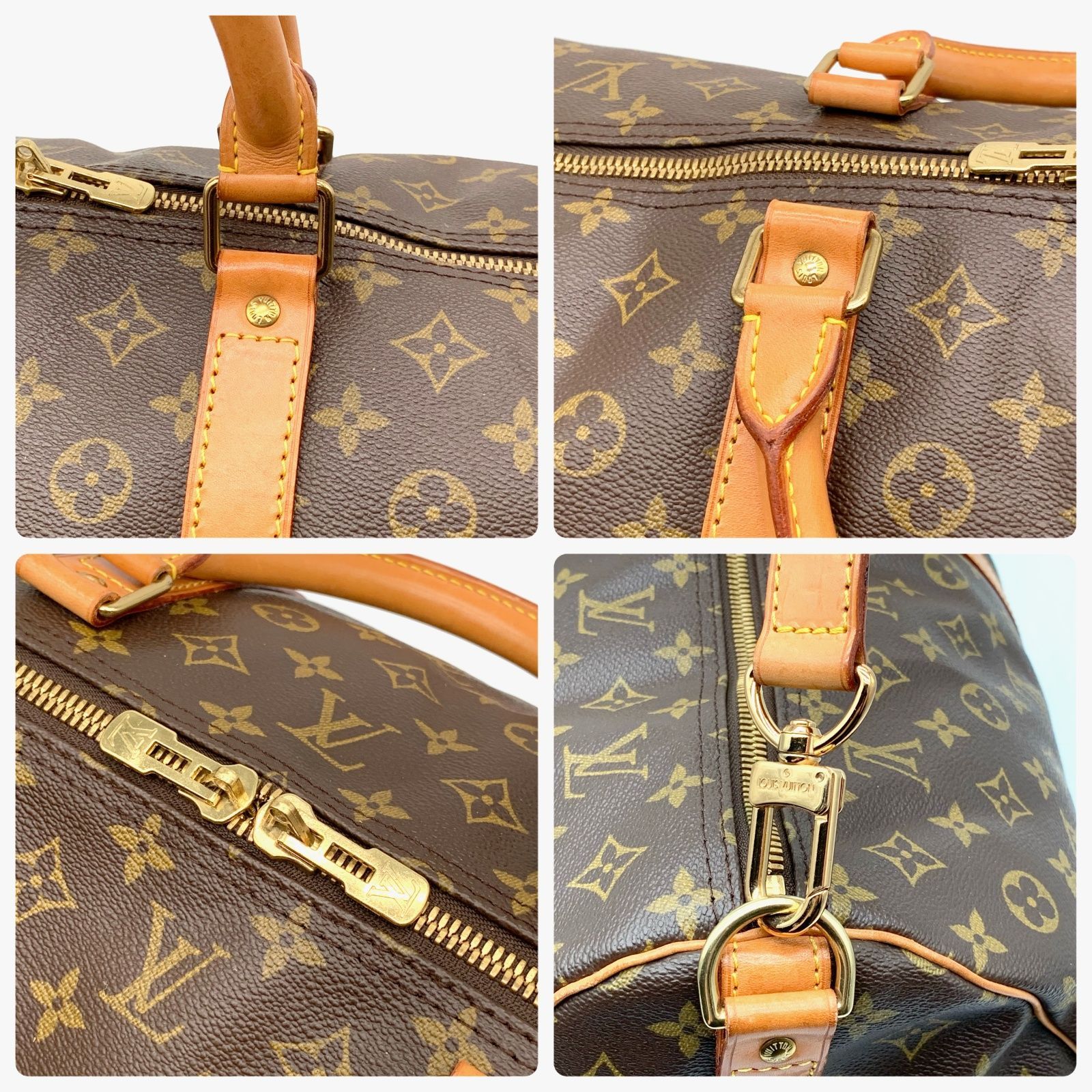 LOUIS VUITTON キーポル・バンドリエール 60 モノグラム ボストン