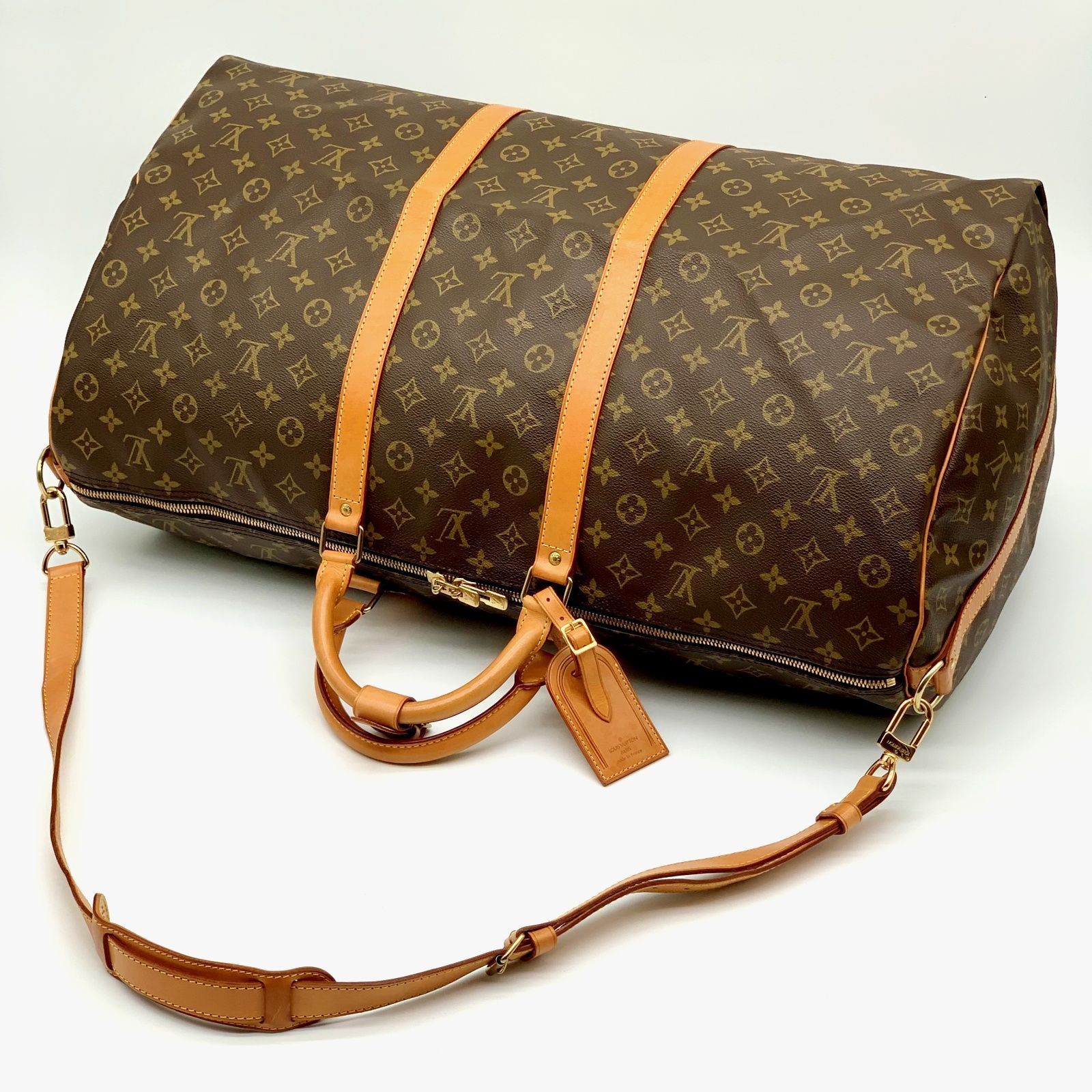 LOUIS VUITTON キーポル・バンドリエール 60 モノグラム ボストン