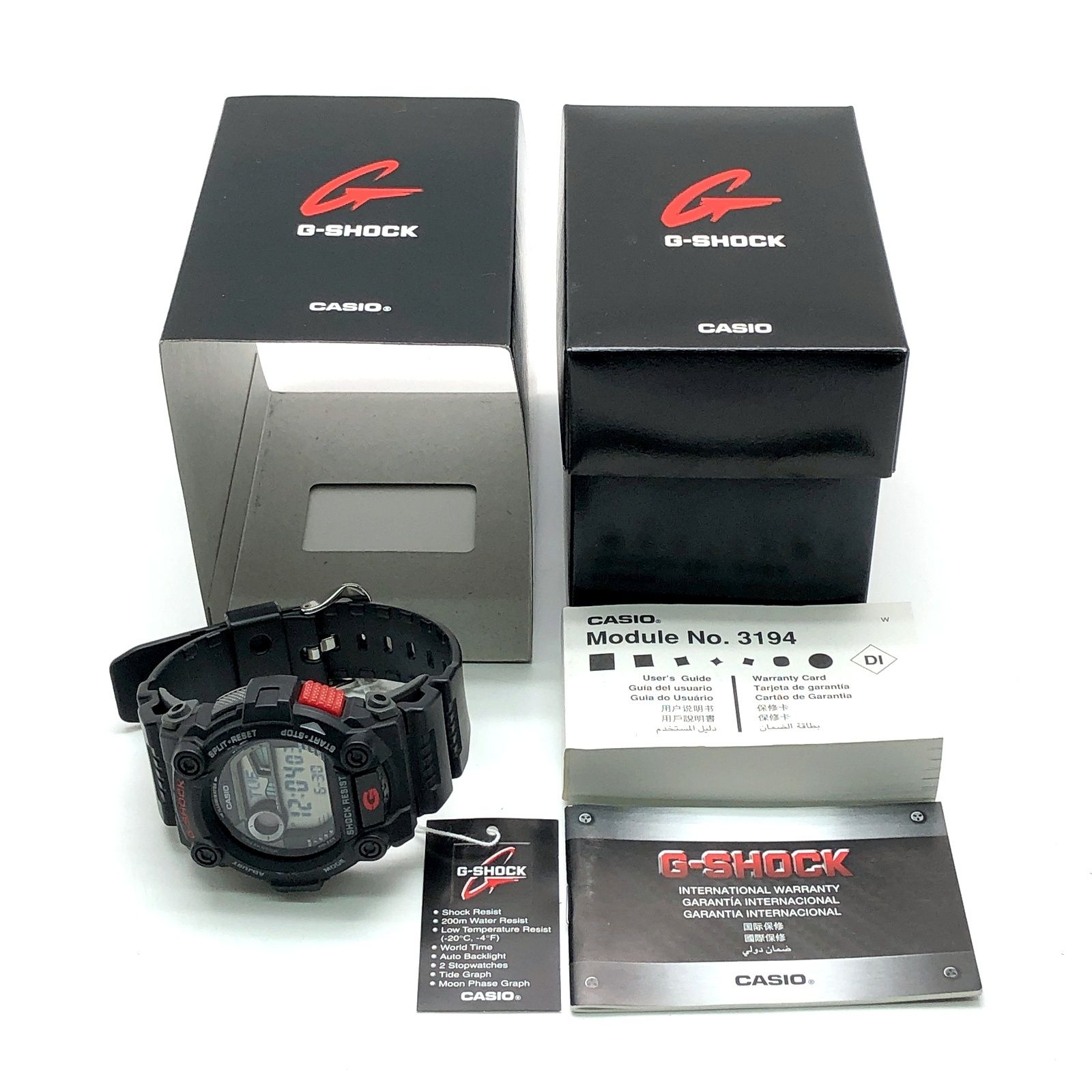 G-SHOCK ジーショック G-7900-1 大型ボタン・大型液晶採用モデル 耐低温仕様 ブラック グレー レッド 2009年9月発売 G-SHOCK ジーショック G-7900-1 大型ボタン・大型液晶採用モデル 耐