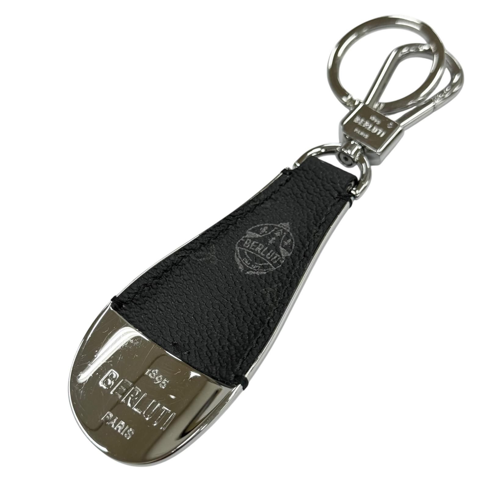 美品▽BERLUTI ベルルッティ レザーコンビ シューホーン 靴ベラ
