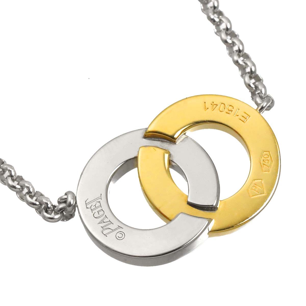 ピアジェ PIAGET ポセション ダイヤ ネックレス 42cm K18 WG YG