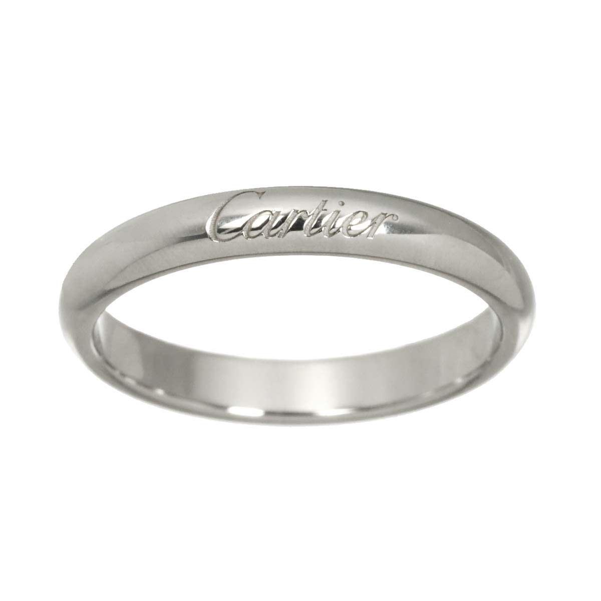 カルティエ Cartier 1895 クラシック バンド #52 リング 幅2.9mm Pt
