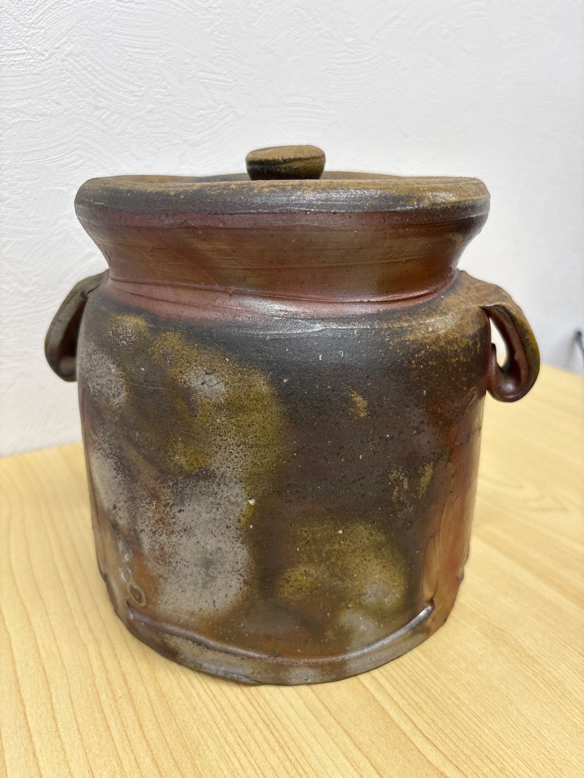 山下譲治 備前 耳付き水指 茶道具 備前作家 - メルカリ