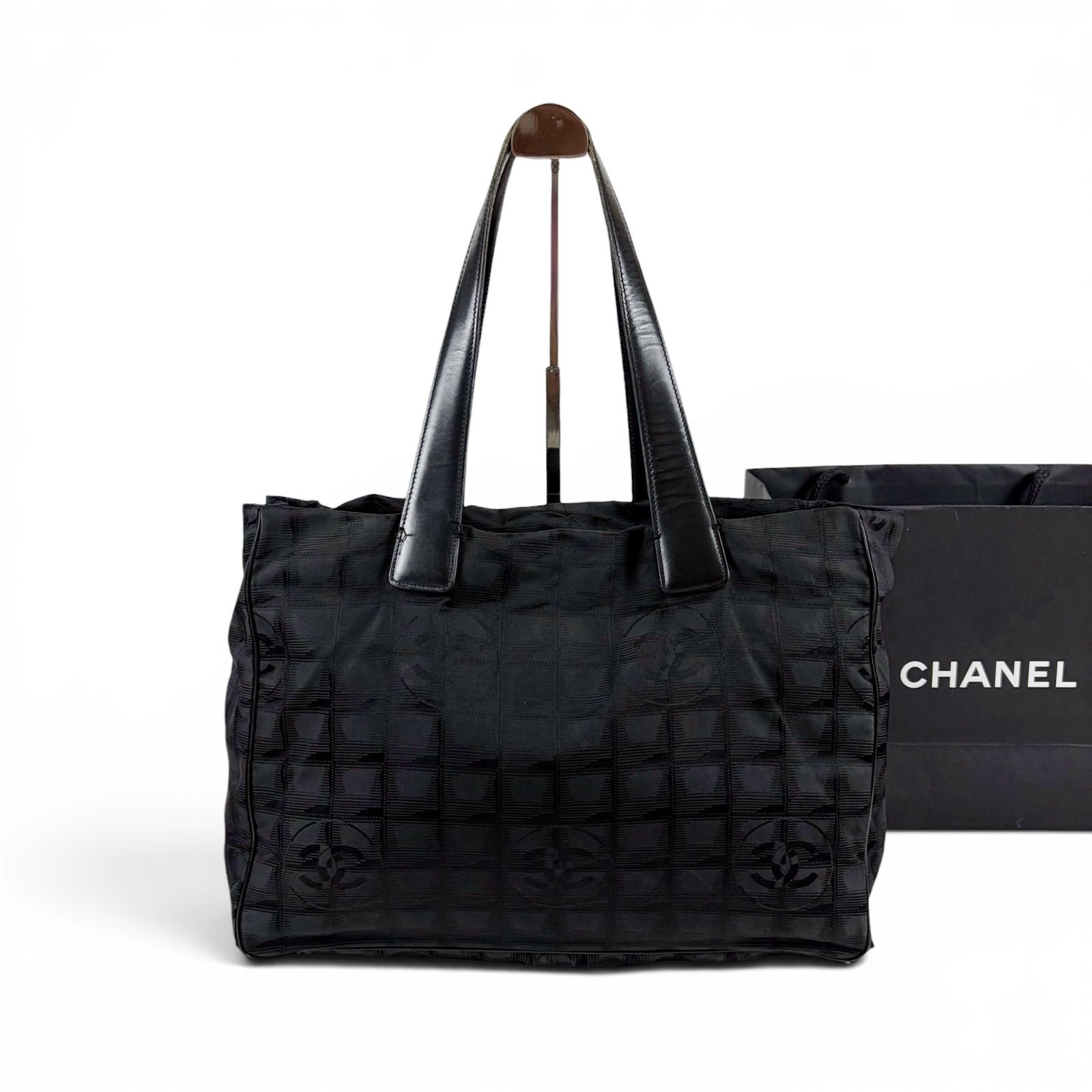 CHANEL シャネル ニュートラベルライン トートバッグ トートMM