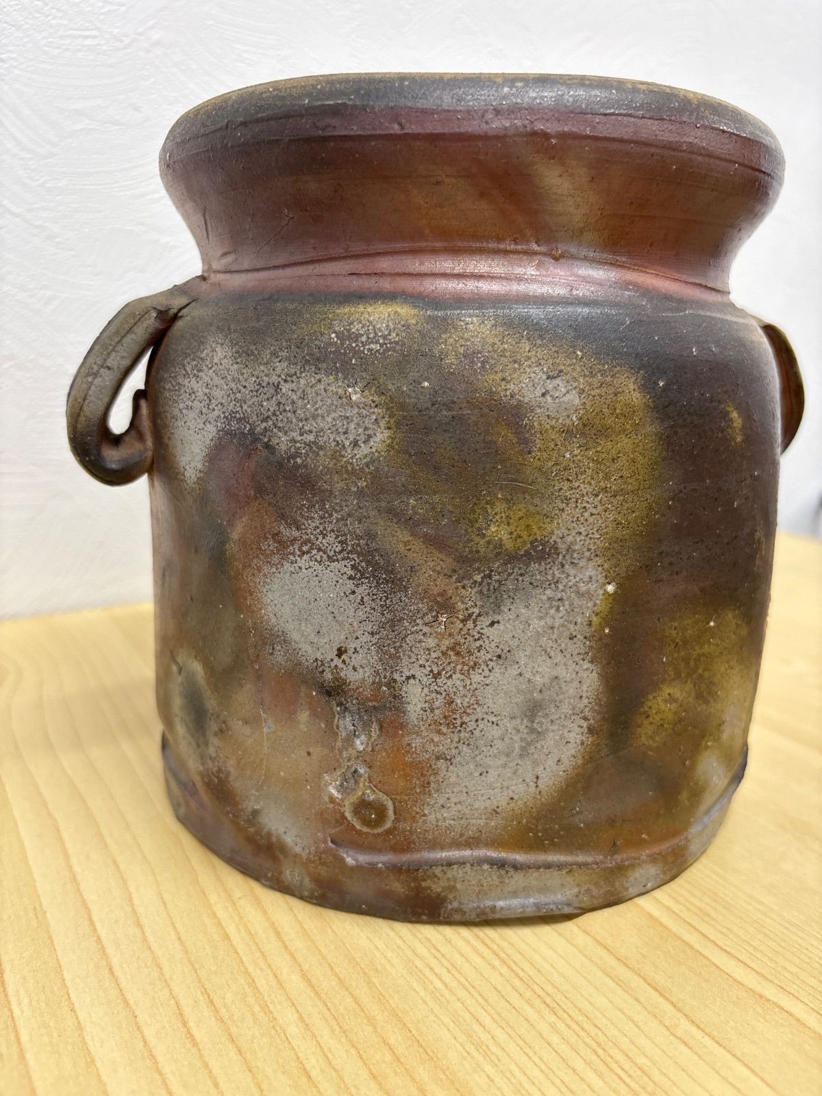 山下譲治 備前 耳付き水指 茶道具 備前作家 - メルカリ