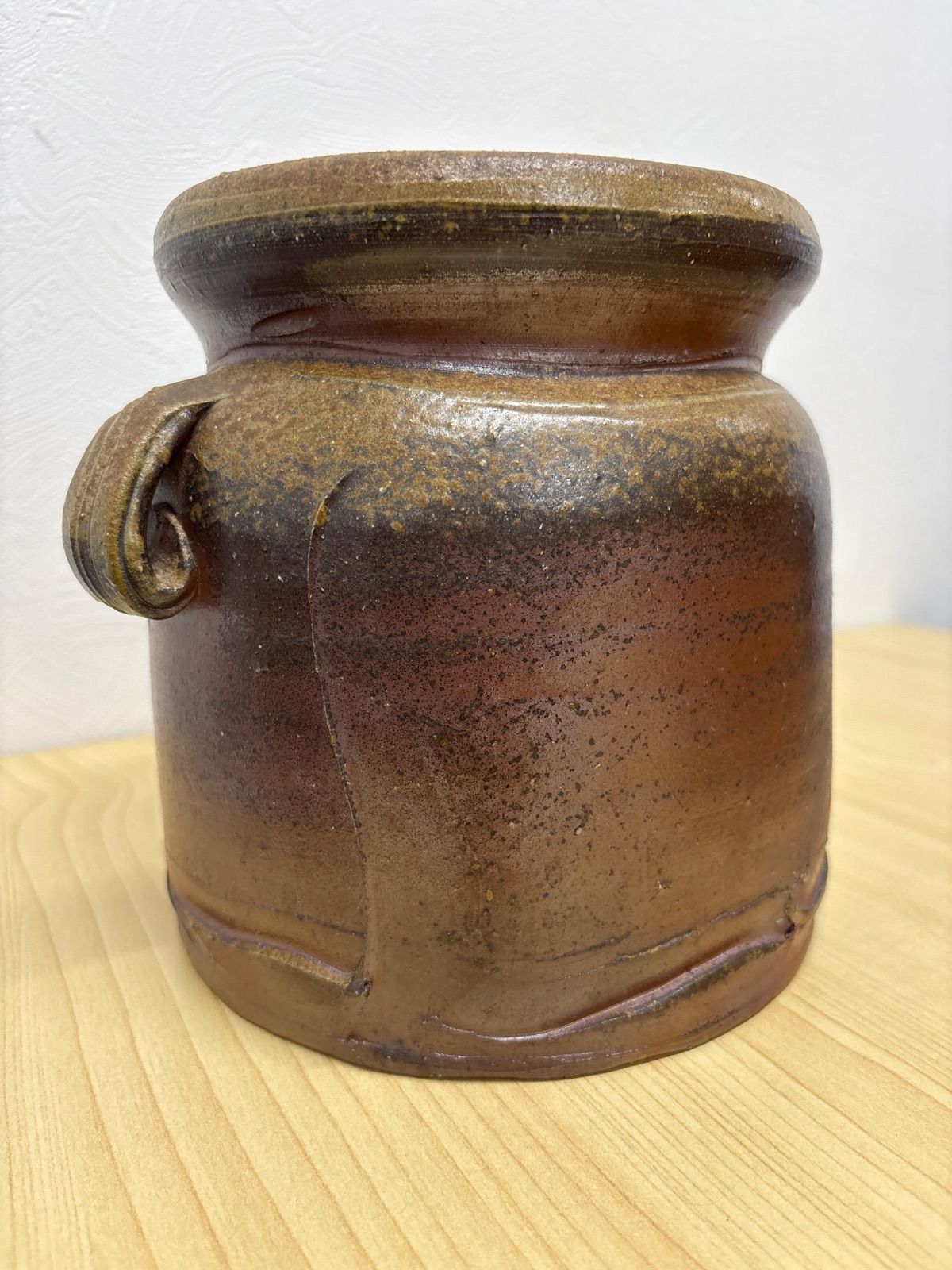 山下譲治 備前 耳付き水指 茶道具 備前作家 - メルカリ