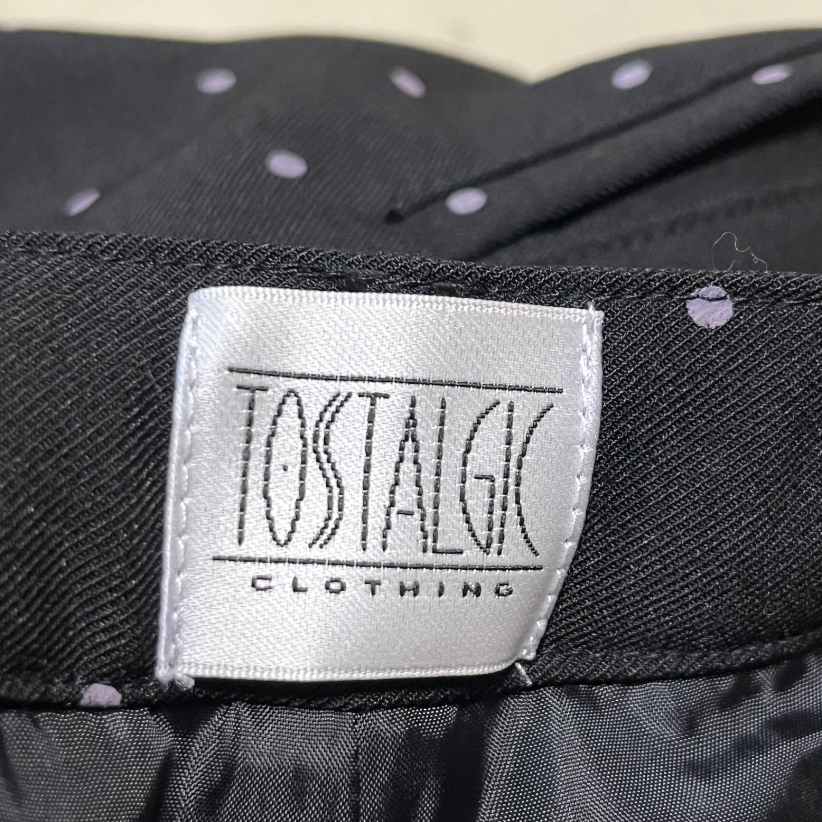 TOSTALGIC CLOTHING トスタルジック クロージング ドット柄パンツ