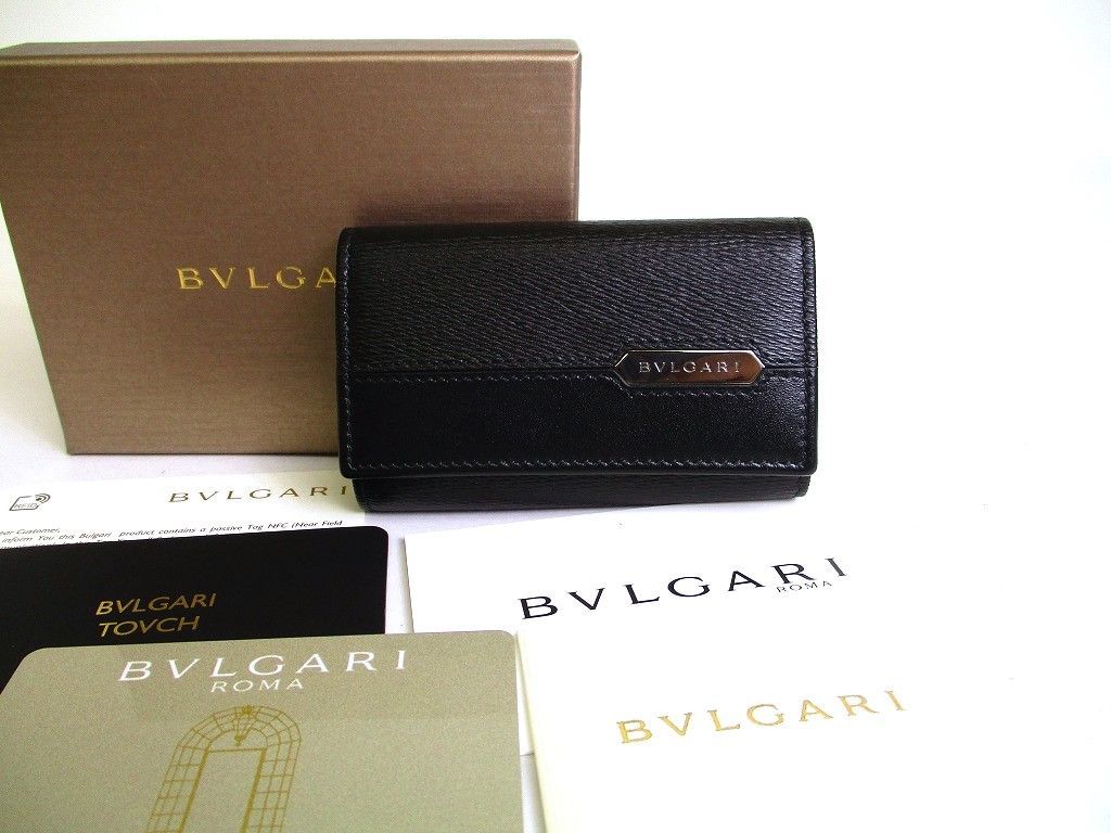 【新品未使用】ブルガリ　セルペンティ　6連キーケース　スカリエマン ブルガリ BVLGARI セルペンティ スカリエ レザー 6連 キーケース