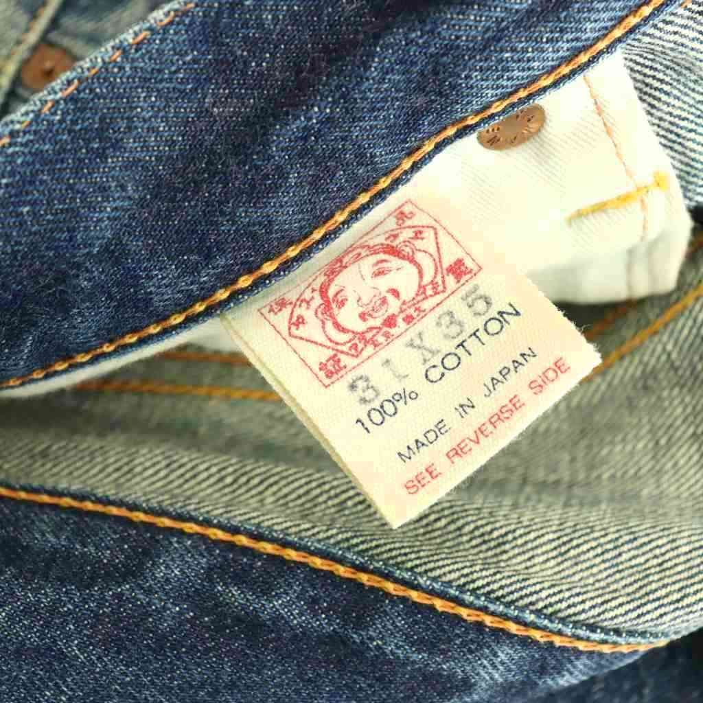 エヴィス EVISU No.2 2000 デニムパンツ ジーンズ ピンクカモメ