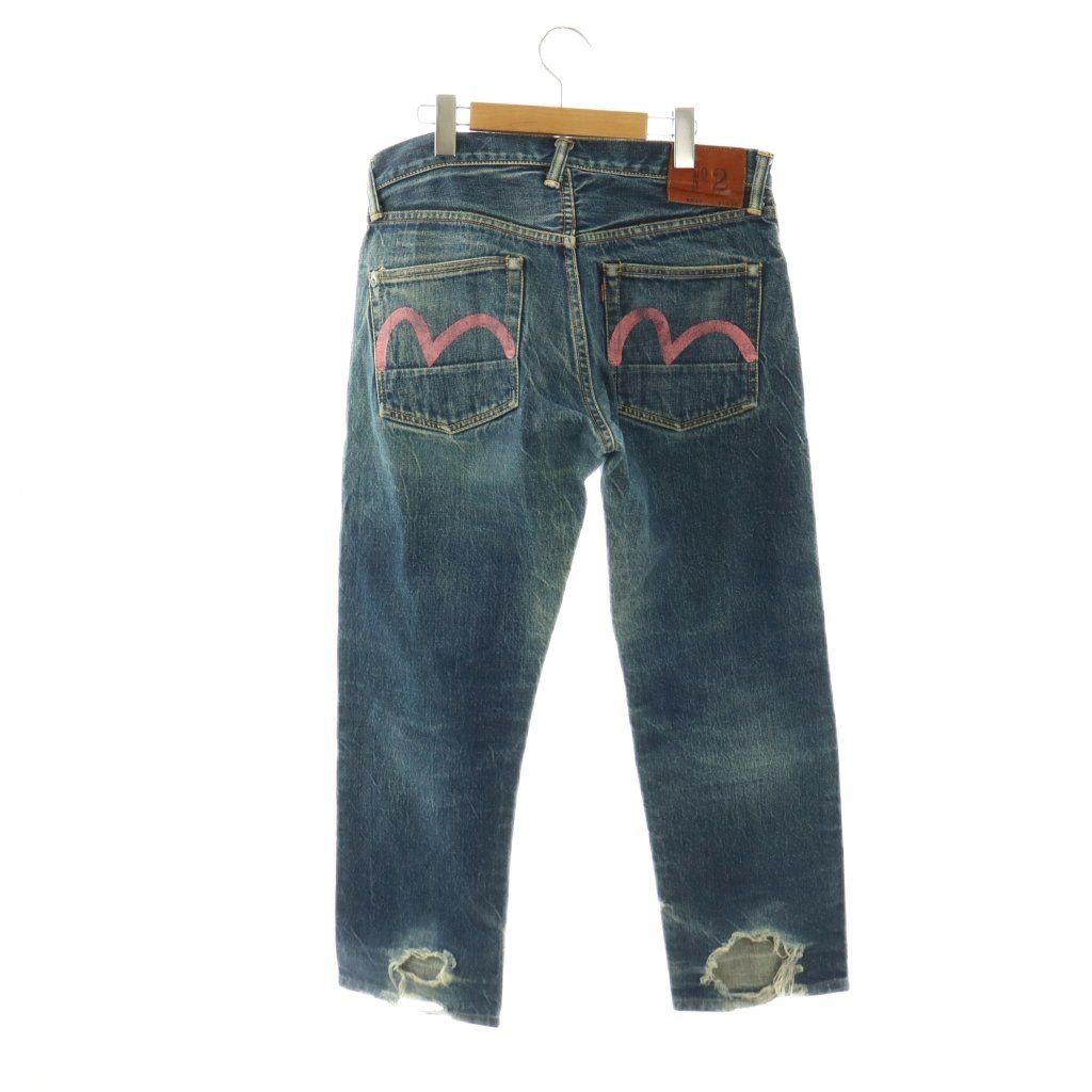 エヴィス EVISU No.2 2000 デニムパンツ ジーンズ ピンクカモメ
